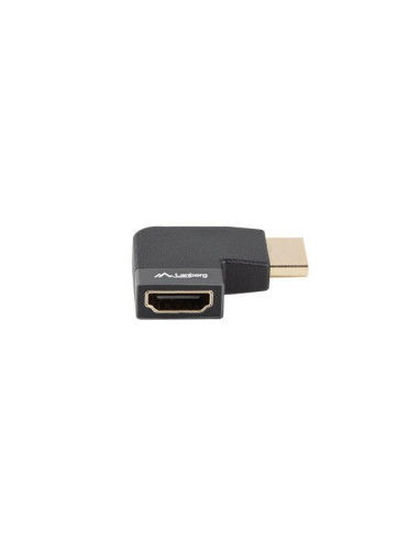 Lanberg AD-HDMI-10 adaptador de cable de vídeo HDMI tipo A (Estándar) Negro, Plata