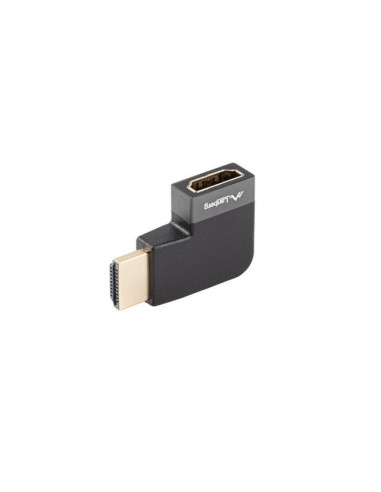 Lanberg AD-HDMI-10 adaptador de cable de vídeo HDMI tipo A (Estándar) Negro, Plata