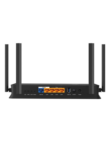 TP-Link Archer BE230 router inalámbrico 2.5 Gigabit Ethernet Doble banda (2,4 GHz   5 GHz) Negro