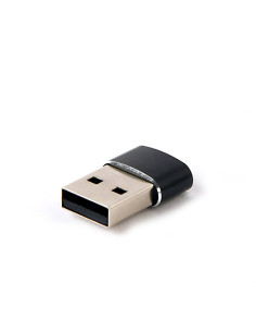 Gembird A-USB2-AMCF-02 cambiador de género para cable USB A USB C Negro