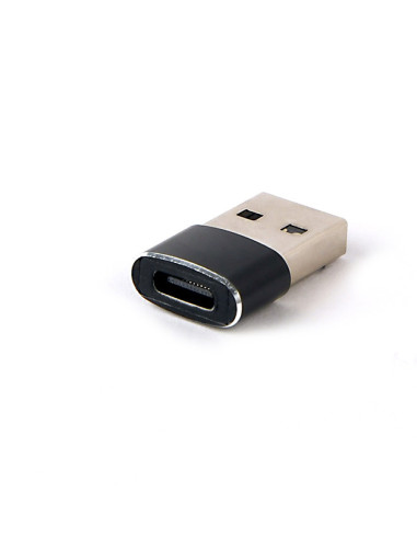 Gembird A-USB2-AMCF-02 cambiador de género para cable USB A USB C Negro
