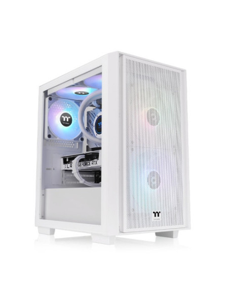 Thermaltake Versa H16 TG ARGB Micro Torre Blanco