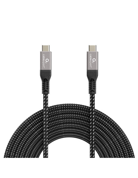Gembird CCBP-USB4-CMCM240-1.5M cable USB USB4 Gen 3x2 1,5 m USB C Negro, Plata