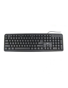 Ewent EW3112 teclado Oficina USB + PS 2 QWERTY Portugués Negro