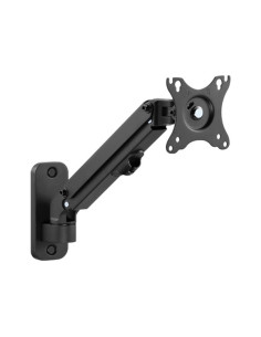 Gembird MA-WA1-01 soporte para monitor 68,6 cm (27") Pared Negro
