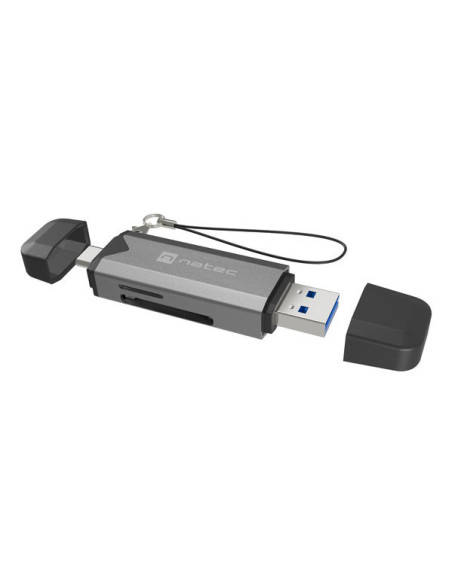 NATEC NCZ-2262 lector de tarjeta USB 3.1 Interno Negro, Gris Oscuro