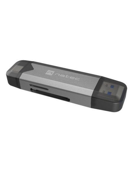 NATEC NCZ-2262 lector de tarjeta USB 3.1 Interno Negro, Gris Oscuro