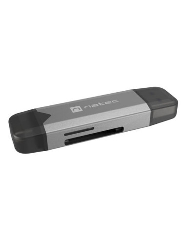 NATEC NCZ-2262 lector de tarjeta USB 3.1 Interno Negro, Gris Oscuro