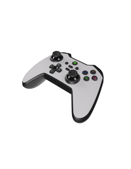 GENESIS Mangan 400 Blanco Bluetooth Gamepad Analógico Digital Android, MAC, Nintendo Switch, PC, iOS