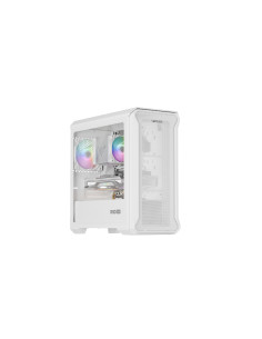 GENESIS Irid 503 Mini Tower Transparente, Blanco