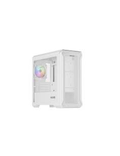 GENESIS Irid 503 Mini Tower Transparente, Blanco 2