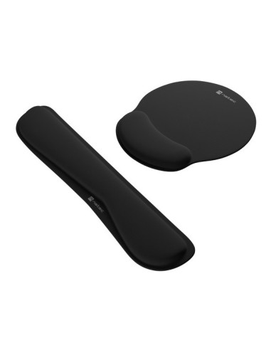 NATEC NPF-2195 alfombrilla para ratón Negro