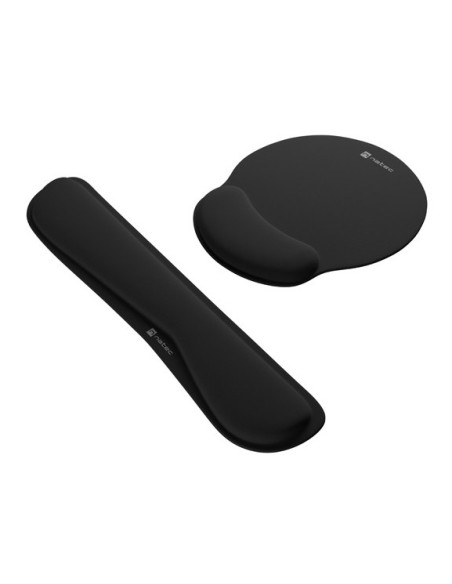 NATEC NPF-2195 alfombrilla para ratón Negro