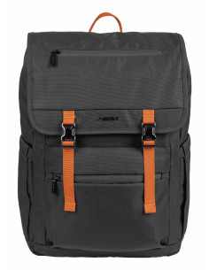 NATEC Niala Ginger Orange 39,6 cm (15.6") Mochila Negro