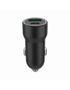 Gembird TA-UC-A2PDQC20-CAR-01 cargador de dispositivo móvil Universal Negro Encendedor de cigarrillos Carga rápida Auto 2