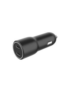 Gembird TA-UC-C2PD40-CAR-01 cargador de dispositivo móvil Universal Negro Encendedor de cigarrillos Carga rápida Auto
