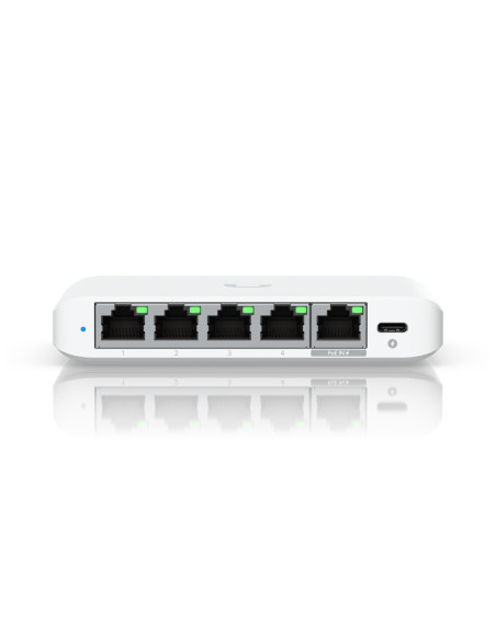 Ubiquiti UniFi Flex Mini 2.5G Gestionado 2.5G Ethernet (100 1000 2500) Energía sobre Ethernet (PoE) Escritorio Blanco