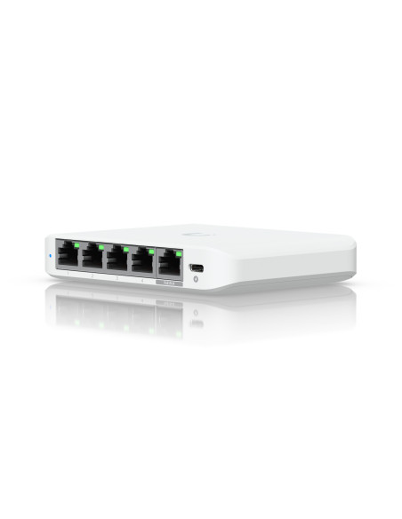Ubiquiti UniFi Flex Mini 2.5G Gestionado 2.5G Ethernet (100 1000 2500) Energía sobre Ethernet (PoE) Escritorio Blanco