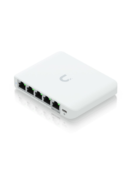 Ubiquiti UniFi Flex Mini 2.5G Gestionado 2.5G Ethernet (100 1000 2500) Energía sobre Ethernet (PoE) Escritorio Blanco