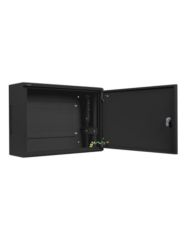 Lanberg WAF1-5203-04-00B armario rack 4U Bastidor de pared Negro