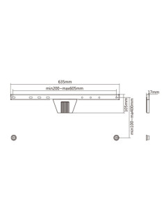 Gembird WM-S80F-01 soporte para TV 2,03 m (80") Negro 2