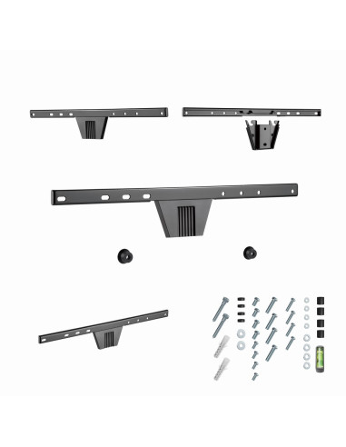 Gembird WM-S80F-01 soporte para TV 2,03 m (80") Negro