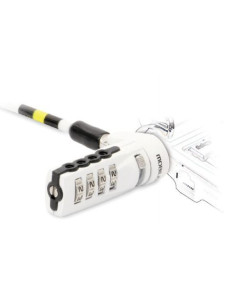 Mobilis 001254 cable antirrobo Blanco 1,8 m