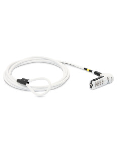 Mobilis 001254 cable antirrobo Blanco 1,8 m 2