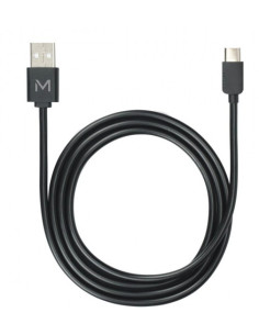 Mobilis 001278 cable USB 1 m USB A USB C Negro