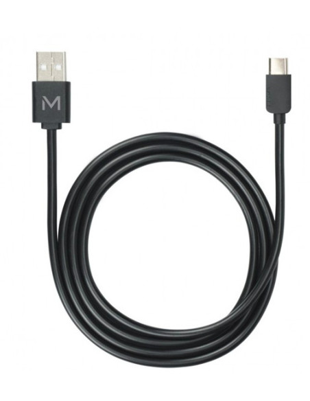 Mobilis 001278 cable USB 1 m USB A USB C Negro