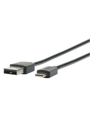 Mobilis 001278 cable USB 1 m USB A USB C Negro