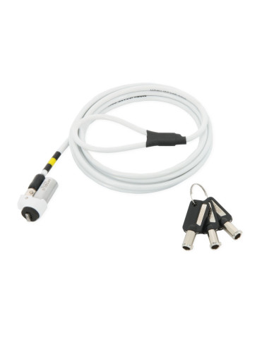 Mobilis 001328 cable antirrobo Blanco 1,8 m