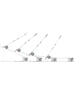 Rapoo UCS-5001 Soporte para ordenador portátil Plata 2
