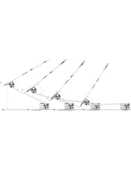 Rapoo UCS-5001 Soporte para ordenador portátil Plata