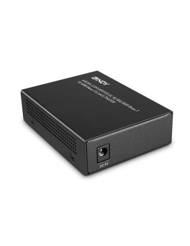 Lindy 25119 convertidor de medio 850 nm Multimodo Negro