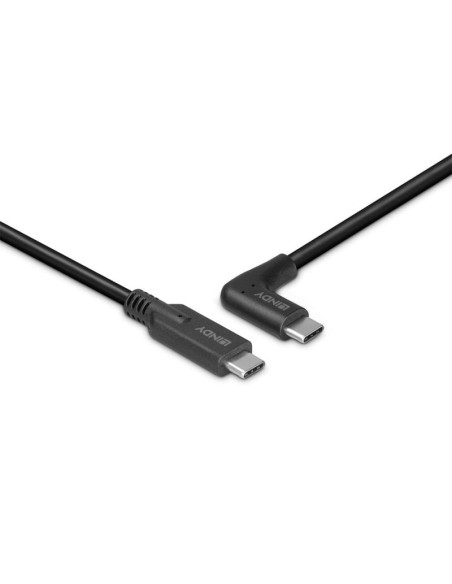 Lindy 32017 cable USB USB 3.2 Gen 2 (3.1 Gen 2) 0,5 m USB C Negro