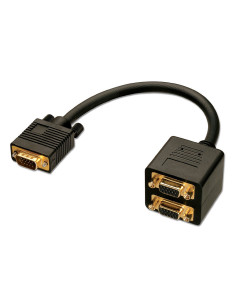 Lindy 41214 cable VGA 0,18 m VGA (D-Sub) Negro