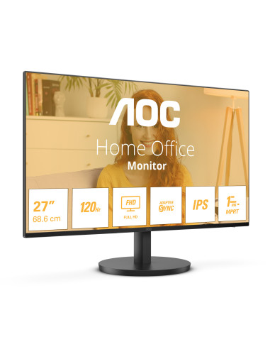 AOC B3 27B3HA2 pantalla para PC 68,6 cm (27") 1920 x 1080 Pixeles Full HD LED Negro