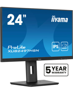 iiyama ProLite XUB2497HSN-B2 pantalla para PC 60,5 cm (23.8") 1920 x 1080 Pixeles Full HD LED Negro