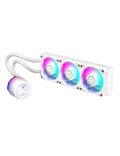 GIGABYTE AORUS WATERFORCE X II 360 ICE Refrigerador de CPU líquido AIO - 3x ventiladores ARGB de 120 mm, pantalla LCD a todo 2