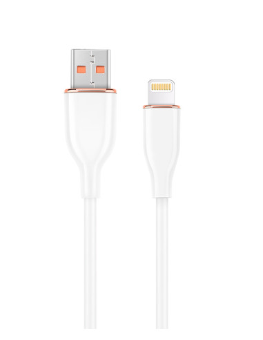 Gembird CC-USB2S-AM8PM-1.5M-W cable USB USB 2.0 1,5 m USB A Blanco