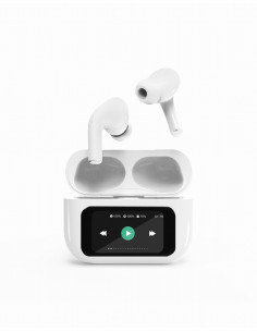 Gembird GMB Audio TWS-LCD-ANC-01-W auricular y casco Auriculares Inalámbrico Dentro de oído Llamadas Música USB Tipo C