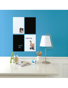 Rexel Pizarra hogar magnética 360x360mm verde 2