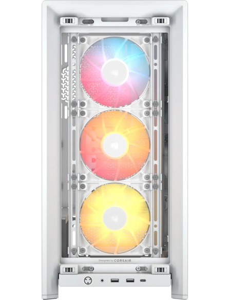 Corsair FRAME 4000D RS ARGB Midi Tower Blanco