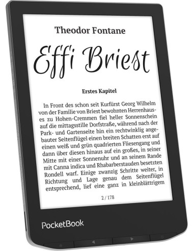 PocketBook Verse lectore de e-book 8 GB Wifi Negro, Plata