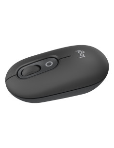Logitech POP Mouse, ratón inalámbrico Bluetooth compacto y portátil con botones programables y clics discretos, tecnología
