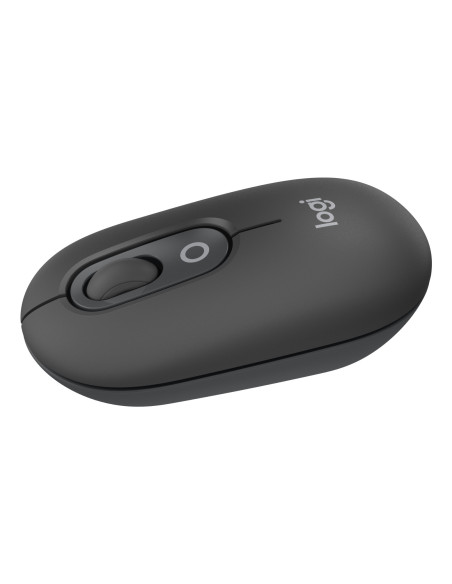 Logitech POP Mouse, ratón inalámbrico Bluetooth compacto y portátil con botones programables y clics discretos, tecnología