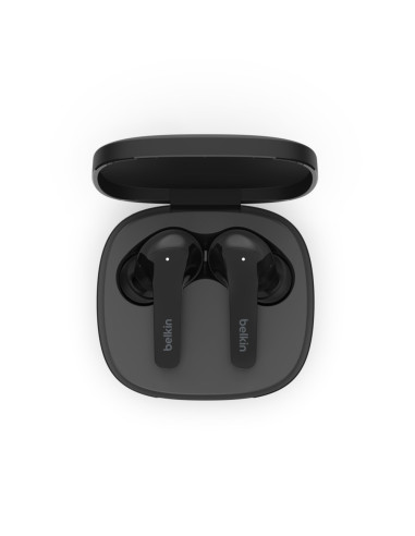 Belkin SOUNDFORM Flow Auriculares Inalámbrico Dentro de oído Llamadas Música USB Tipo C Bluetooth Negro