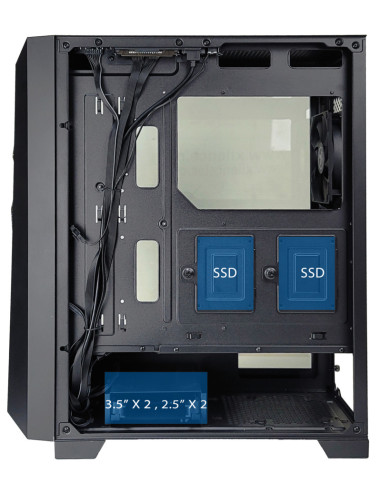 Xilence Performance C XG131 | X712.RGB Midi Tower Negro