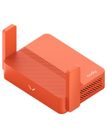 Cudy AC1200 router inalámbrico Ethernet rápido Naranja